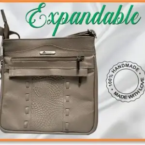 Bolso Expansible  - Libertad en Cuero -
